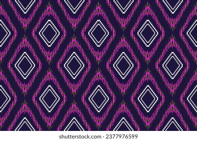 Geometric ethnic pattern embroidery design for background or wallpaper and clothing. Aztec style abstract vector illustration.design for texture,fabric,decoration.

