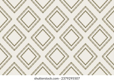 Geometric ethnic pattern embroidery design for background or wallpaper and clothing. Aztec style abstract vector illustration.design for texture,fabric,decoration.
