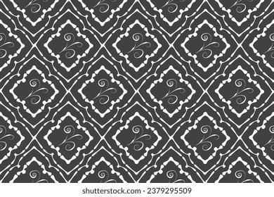 Geometric ethnic pattern embroidery design for background or wallpaper and clothing. Aztec style abstract vector illustration.design for texture,fabric,decoration.
