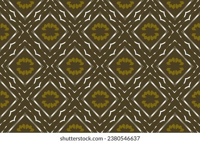 Diseño de bordado de patrones geométricos étnicos para fondo o papel de pared y ropa. Estilo azteca ilustración vectorial abstracta.diseño para textura, tela, decoración.