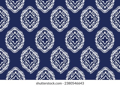 Geometric ethnic pattern embroidery design for background or wallpaper and clothing. Aztec style abstract vector illustration.design for texture,fabric,decoration.