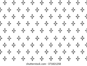 Geometric ethnic pattern embroidery design for background or wallpaper and clothing. 