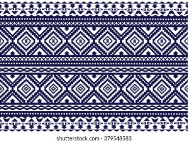 Geometric ethnic pattern embroidery design for background or wallpaper and clothing. 