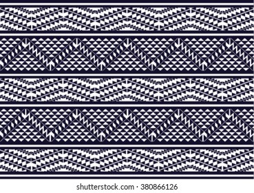 Geometric ethnic pattern embroidery design for background or wallpaper and clothing. 