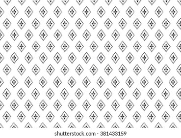 Geometric ethnic pattern embroidery design for background or wallpaper and clothing. 