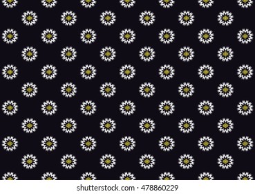Geometric ethnic pattern embroidery design for background or wallpaper and clothing.
