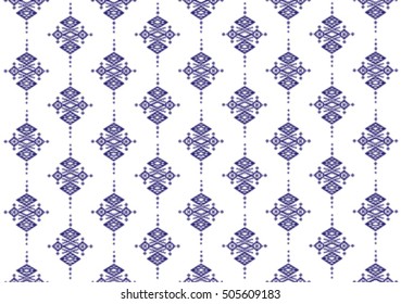 Geometric ethnic pattern embroidery design for background or wallpaper and clothing.