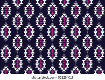 Geometrisch etnisch patroon borduurontwerp voor achtergrond of behang en kleding.