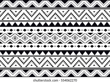 Geometric ethnic pattern embroidery design for background or wallpaper and clothing.