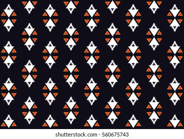 Diseño geométrico del bordado del patrón étnico para el fondo o el Fondo de pantalla y la ropa.