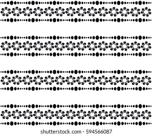 Geometric ethnic pattern embroidery design for background or wallpaper and clothing.