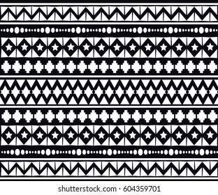 Geometric ethnic pattern embroidery design for background or wallpaper and clothing.