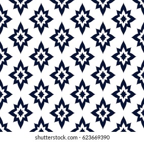 Geometric ethnic pattern embroidery design for background or wallpaper and clothing.