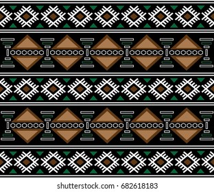 Geometric ethnic pattern embroidery design for background or wallpaper and clothing.