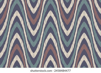 Geometric Ethnic Pattern embroidery Ikat textured Bohemian style Vintage Han drawn vector illustration.