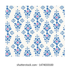 Geometric ethnic pattern embroidery, print design for background or wallpaper and clothing.