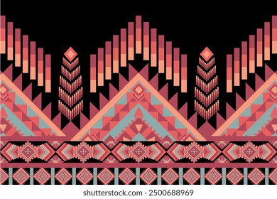 Diseño de ilustración de patrón étnico geométrico