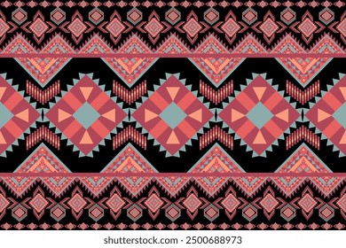 Geometrisches ethnisches Muster, Illustrationsdesign