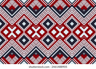 Geometric ethnic pattern including repeated elements. for decoration, home decor, wallpaper, curtain, fabric, clothing, background. traditional design.