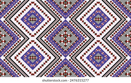 Geometric ethnic pattern including repeated elements. for decoration, home decor, wallpaper, curtain, fabric, clothing, background. traditional design.