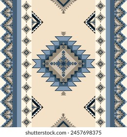 Geometric Ethnic pattern.
Native American tribal fabric. tile.carpet. vector.
illustration design.