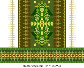 Geometric Ethnic pattern
Native American tribal fabric, tile, carpet, design, Traditional  cloth pattern sarong  in  Seamless  format using geometric shapes arrange