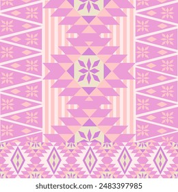 Geometric Ethnic pattern,
Native American tribal fabric, tile, carpet, vector,
illustration design