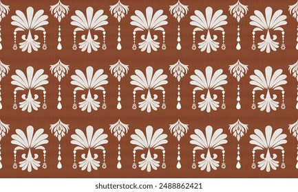 Geometric Ethnic pattern, 
Native American tribal fabric, tile, carpet, vector, 
illustration design, on navy blue background 