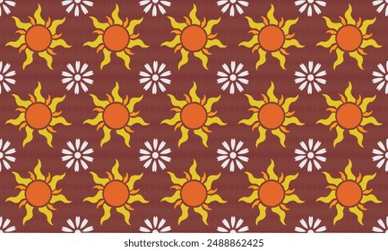 Geometric Ethnic pattern, 
Native American tribal fabric, tile, carpet, vector, 
illustration design, on navy blue background 