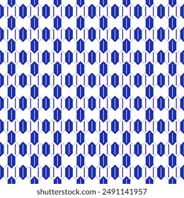 Geometric Ethnic pattern, Native American tribal fabric, Tile, Carpet, Vector, illustration design, on navy blue background