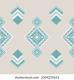 Geometric Ethnic pattern,
Native American tribal fabric, tile, carpet, vector,
illustration design