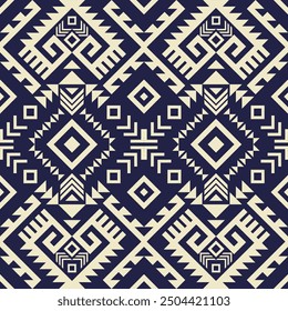 Patrón étnico geométrico. Patrón étnico geométrico, diseño de tela tribal nativo americano para la ropa, textil, envoltura, fondo, Fondo de pantalla, alfombra, bordado, Vector, diseño de ilustración 