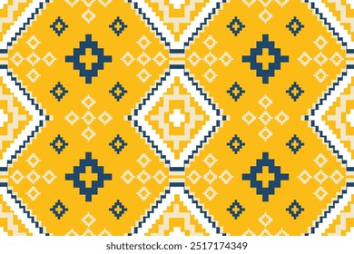 Padrão étnico geométrico. Padrão étnico geométrico, design de tecido tribal ameríndio para roupas, têxteis, envoltório, fundo, papel de parede, tapete, bordado, vetor, design de ilustração 