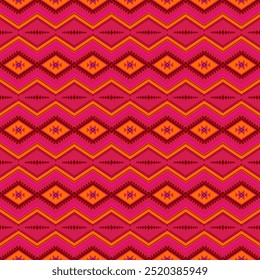 Geometric ethnic pattern. Geometric ethnic pattern, Native American tribal fabric design for clothing, textile, wrapping, background, wallpaper, carpet, embroidery, vector, illustration design 