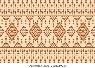 Geometric ethnic pattern, Native American tribal fabric design for clothing, wrapping, wallpaper, background, rugs, embroidery, vector. 
