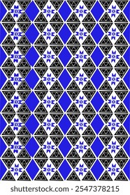 Geometric Ethnic pattern,
Native American tribal fabric, tile, carpet, vector,
illustration design, on navy blue background