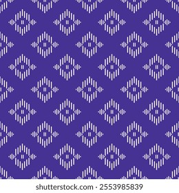 Geometric Ethnic pattern, Native American tribal fabric,tile, carpet ,vector, illustration design, on navy blue background