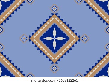 Geometric Ethnic pattern, Native American tribal fabric, tile, carpet, vector, illustration design, Navajo pattern, seamless 