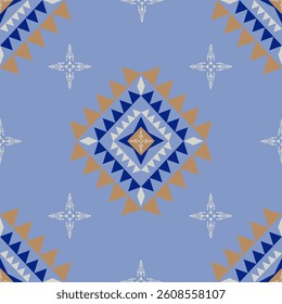 Geometric Ethnic pattern, Native American tribal fabric, tile, carpet, vector, illustration design, Navajo pattern, seamless 