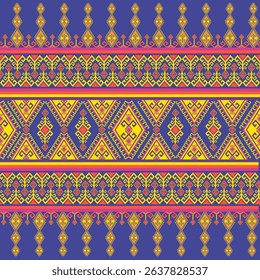Geometric Ethnic pattern,
Native American tribal fabric, tile, carpet, vector,
illustration design