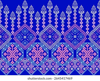  Geometric Ethnic pattern,
Native American tribal fabric, tile, carpet, vector,
illustration design, on background,