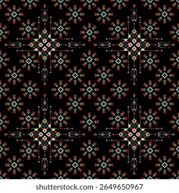Patrón étnico geométrico,
Tela tribal americana nativa, azulejo, alfombra, Vector,
diseño de ilustración, sobre fondo, patrón de píxel de tela, diseño para el fondo, ropa, decorativo, cortinas, tela