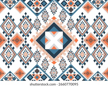 Geometric Ethnic pattern,
Native American tribal fabric, tile, carpet, vector,
illustration design, on background, Pattern fabric pixel, design for background, clothing, decorative, drapery, cloth