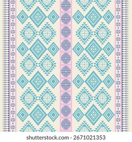 Geometric Ethnic pattern. Native American tribal fabric, tile, carpet, vector, illustration design, on white background.