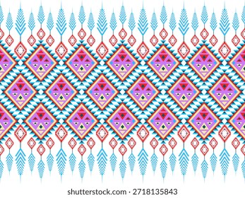 Geometric Ethnic pattern,
Native American tribal fabric, tile, carpet, vector,
illustration design, on background, Pattern fabric pixel, design for background, clothing, decorative, drapery, cloth