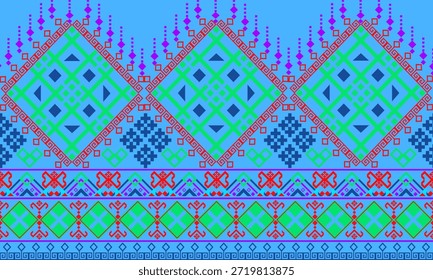 Geometrisches ethnisches Muster,
Indianerstamm Stoff, Fliese, Teppich, Vektor,
Illustration Design, auf Hintergrund, Muster Stoff Pixel, Design für Hintergrund, Kleidung, dekorativ, drapiert, Tuch
