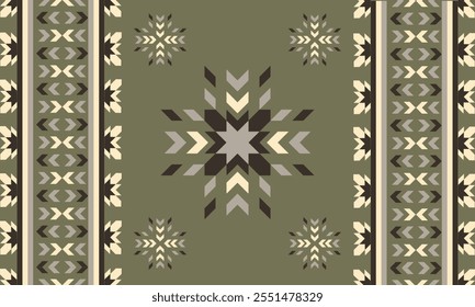 Geometric ethnic pattern. Nature vintages cross stitch traditional ethnic pattern flower background abstract Aztec African Indian seamless pattern for fabric print cloth carpet curtain sarong.