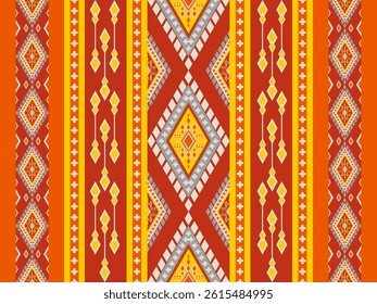 Geometric ethnic pattern. Geometric ethnic pattern, Navajo, Native American tribal fabric design for clothing, textile, wrapping, background, wallpaper, carpet, embroidery, vector, illustration design
