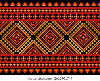 Geometric ethnic pattern. Geometric ethnic pattern, Navajo, Native American tribal fabric design for clothing, textile, wrapping, background, wallpaper, carpet, embroidery, vector, illustration design