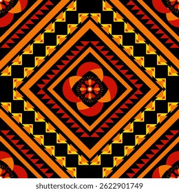 Patrón étnico geométrico. Patrón étnico geométrico, navajo, diseño de tela tribal nativo americano para la ropa, textil, envoltura, fondo, Fondo de pantalla, alfombra, bordado, Vector, diseño de ilustración